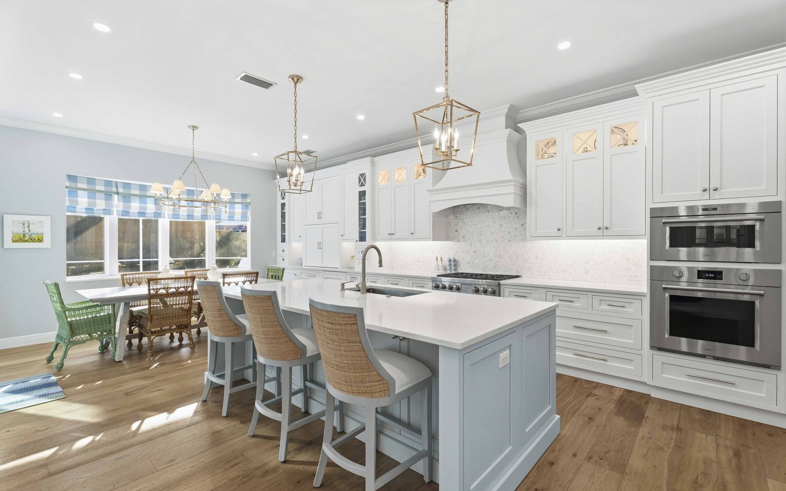 Spacious kitchen and dining area in a Vero Beach 32963 home